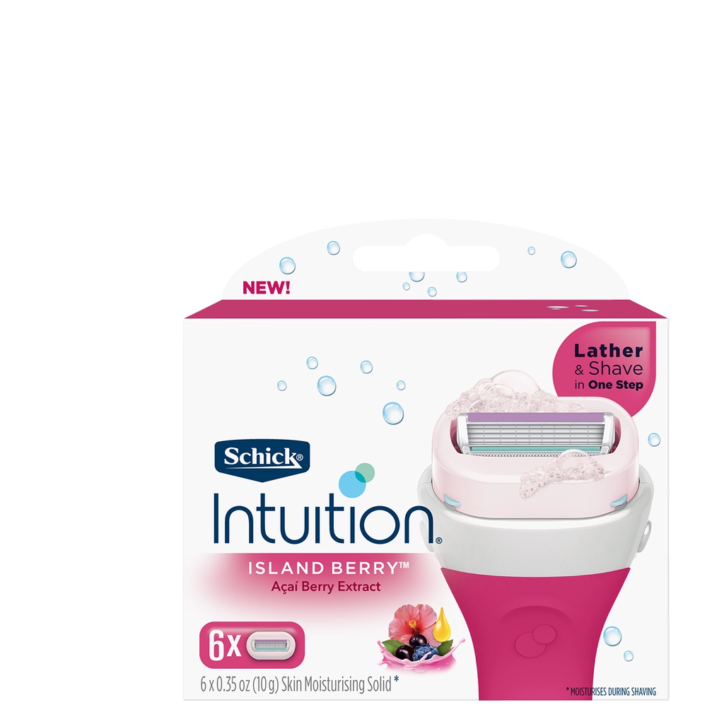 Schick Dao cạo Schick Intuition Island Berry Kèm Đầu Bơ Refill