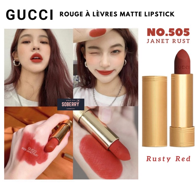 gucci janet rust 505