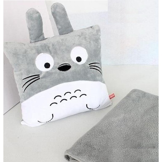 sieureonline shop Chăn gối 3 trong 1 totoro đáng yêu