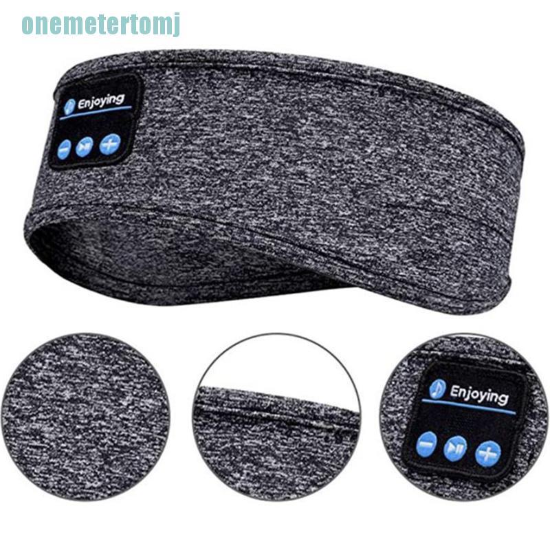 【ter】Bluetooth Sleeping Headphones Headband Thin Soft Elastic Comfortable Headphones