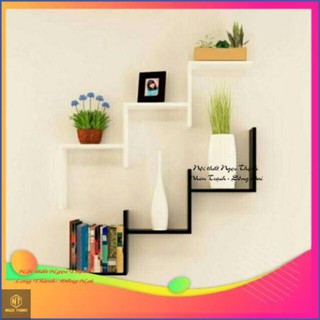 (Free Ship có hình thật) Kệ trang trí treo tường chữ V(set 1 cái) Nội Thất Ngọc Thịnh Đồng Nai