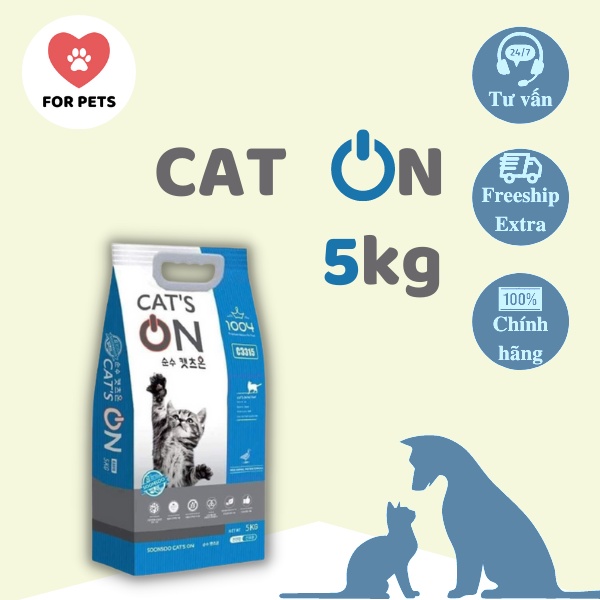 Thức Ăn Cho Mèo Hạt Khô Cat's On ( cat on ) Hàn Quốc 5kg