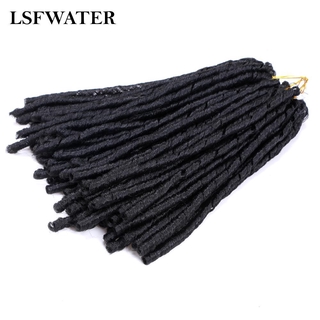 Bộ tóc giả 14 inches 77 sợi phong cách Dreadlock dài xoăn cá tính