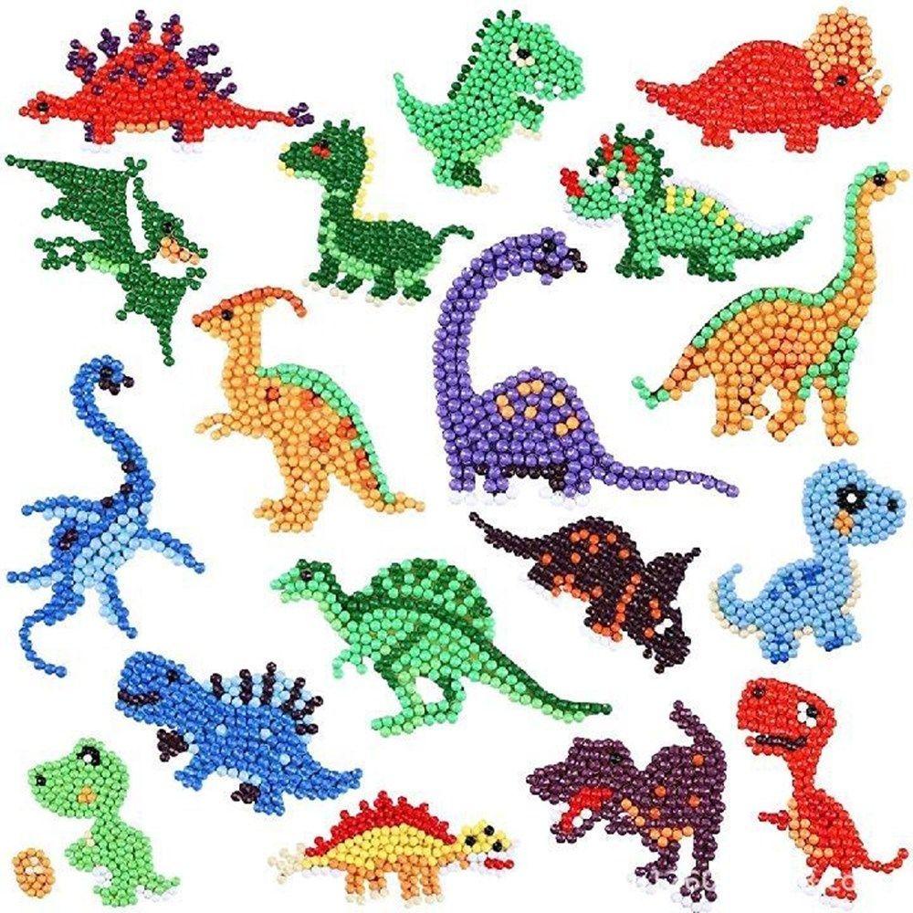 ORIENTLII Bộ 18 Sticker Khủng Long Đính Đá Trang Trí Xinh Xắn