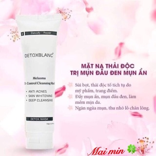 Mặt nạ Thải Độc sủi bọt Detox Blanc số 1