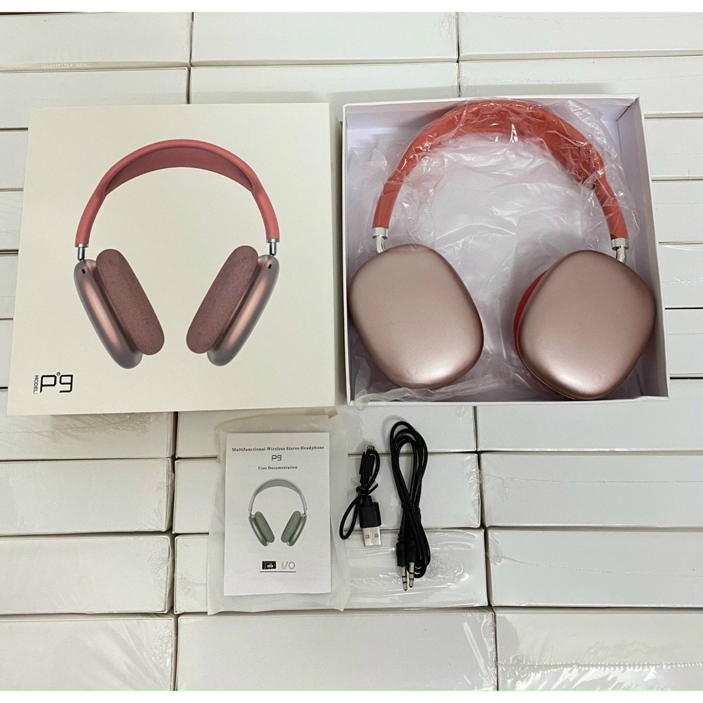 [Ảnh Thật] Tai nghe Bluetooth chụp tai Airpods Pro Max P9🌟FREESHIP🌟Cảm biến, đàm thoại, chống ồn, nghe nhạc lên tới 10h