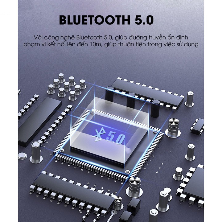 Tai nghe Bluetooth TWS AMOI F9 Phiên bản Quốc tế True Wireless không dây nút cảm ứng kháng nước | BigBuy360 - bigbuy360.vn