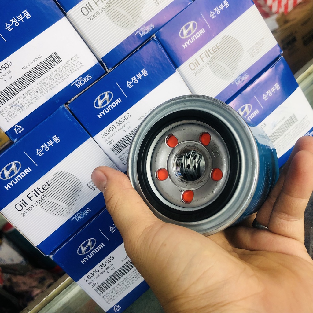 LỌC NHỚT ĐỘNG CƠ KIA CAREN, SORENTO, HYUNDAI ELANTRA, SANTAFE, TUCSON