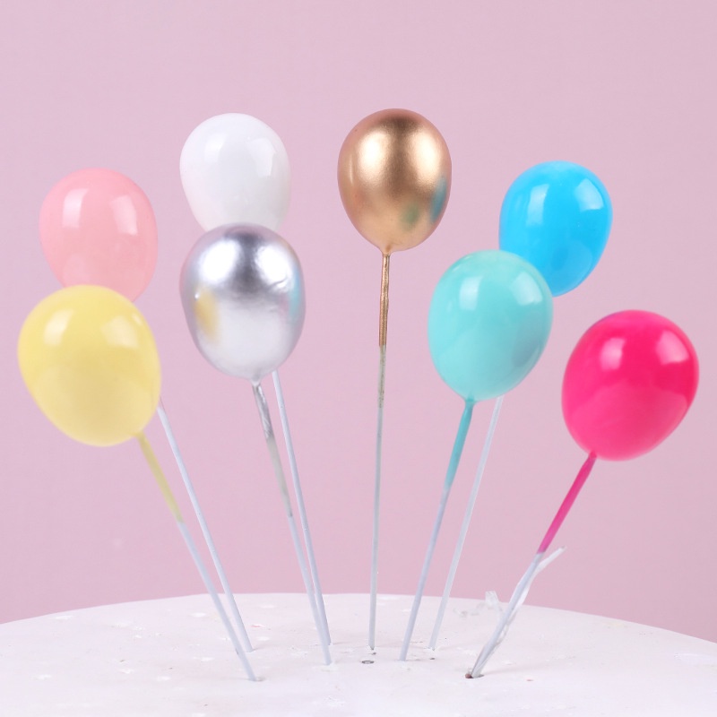 1 Bộ Thẻ Trang Trí Bánh Macaron Hình Ngôi Sao/ Thỏ/ Sinh Nhật Dễ Thương Tiện Dụng