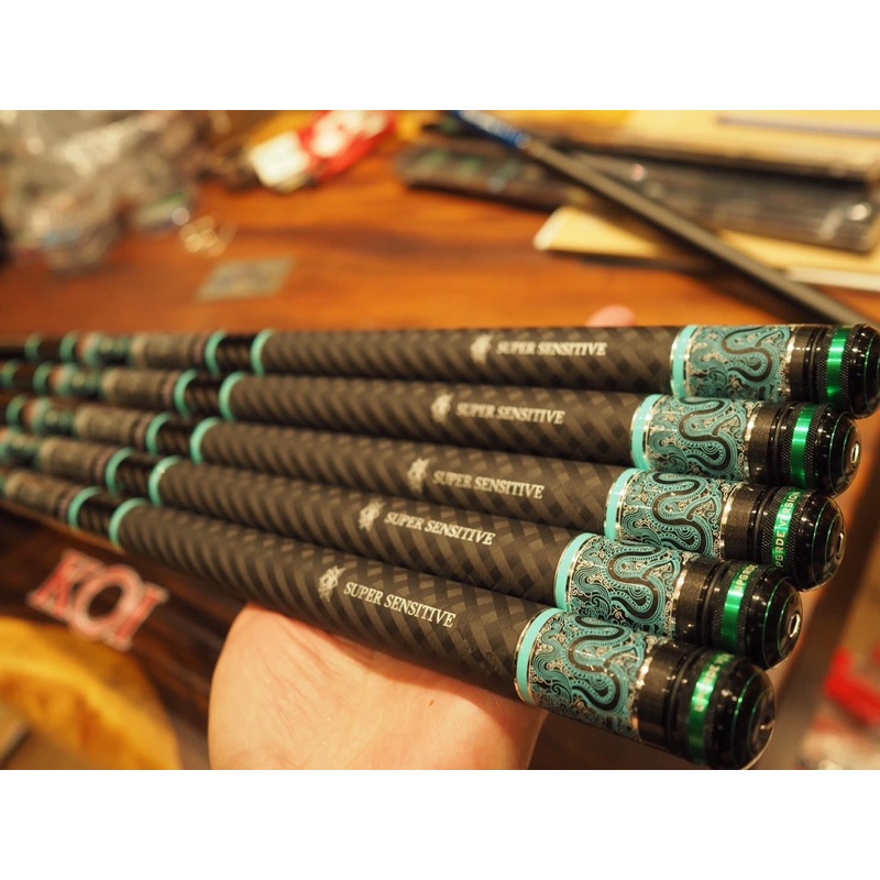 Cần câu KOI Rồng Việt Blue và Yellow phiên bản limited chỉ có 100 cây thôi