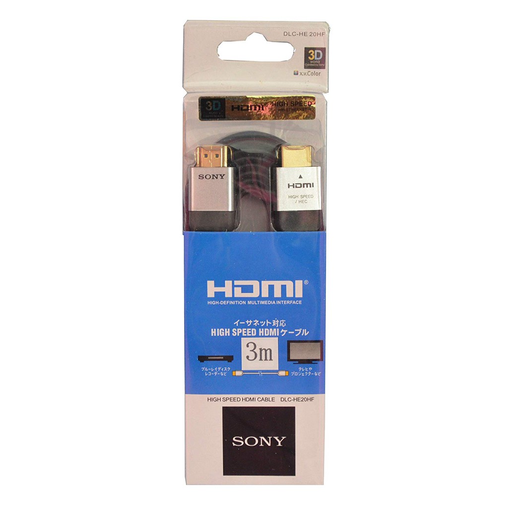 Dây cáp HDMI Sony 3M hỗ trợ 3D , 4K