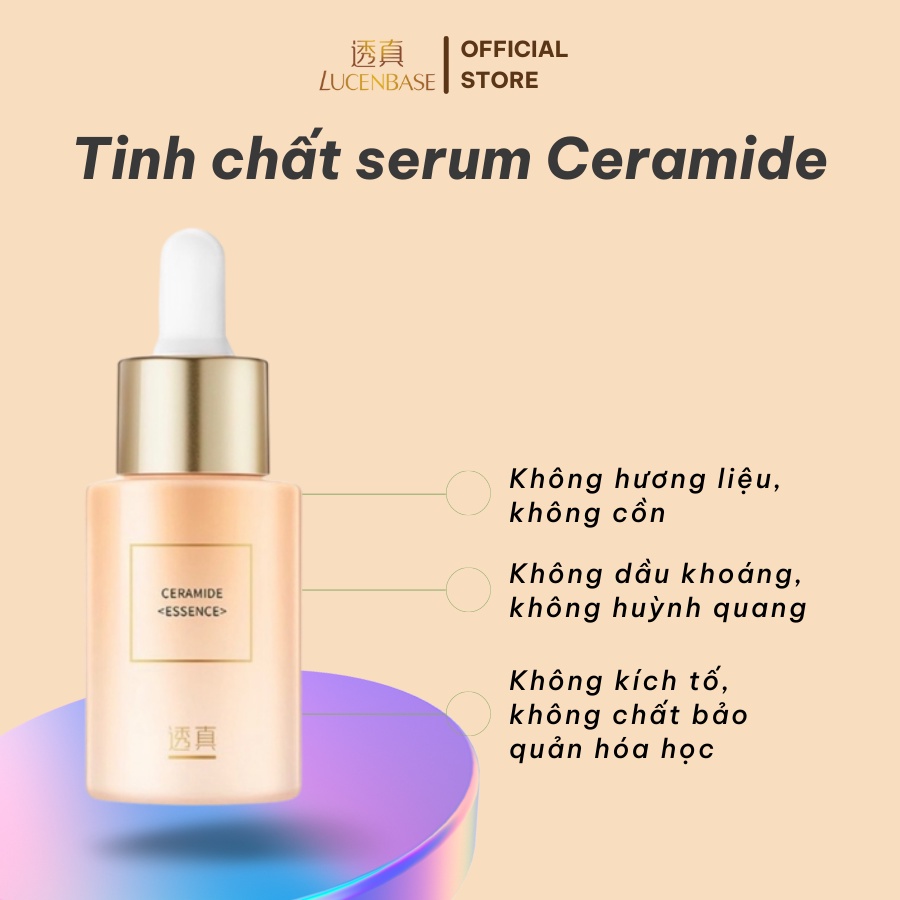 Tinh chất serum ceramide LUCENBASE phục hồi da, cấp ẩm 30ml