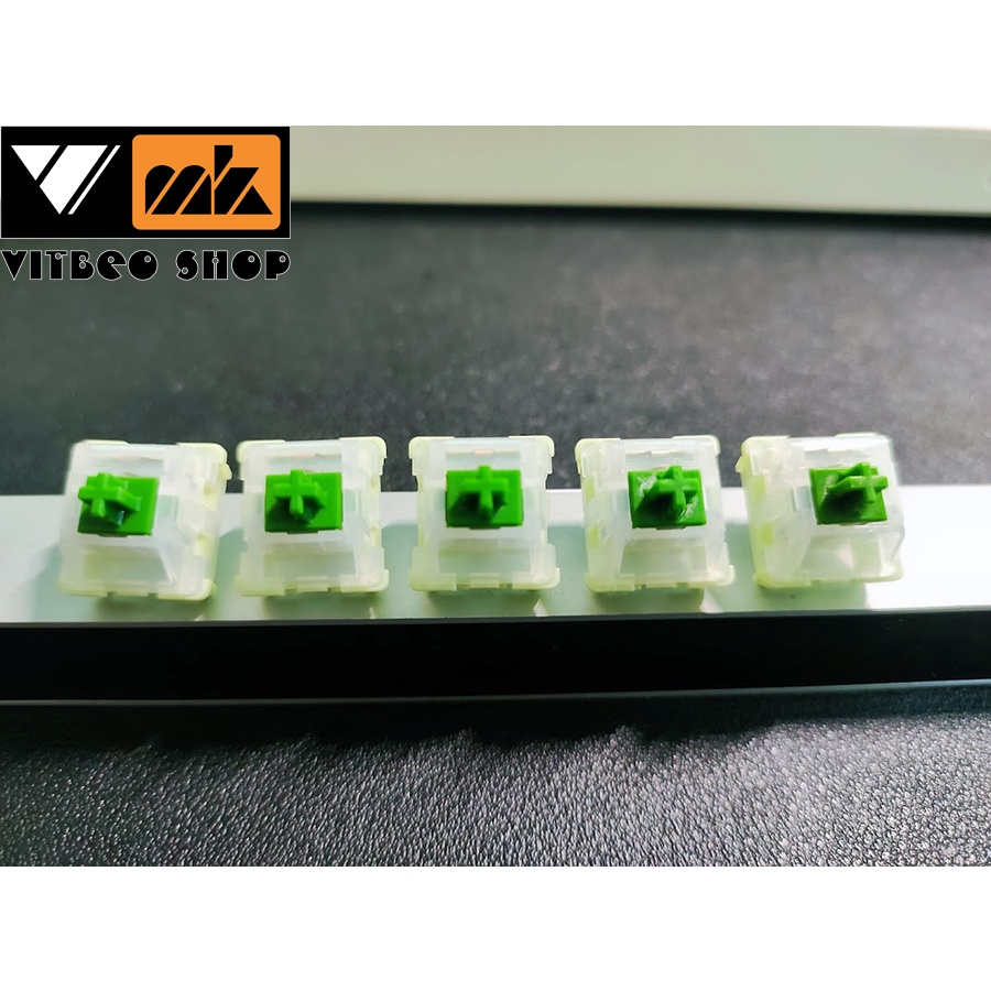 Linear switch Matcha Ice | Công tắc bàn phím cơ | 55g | Vitbeoshop
