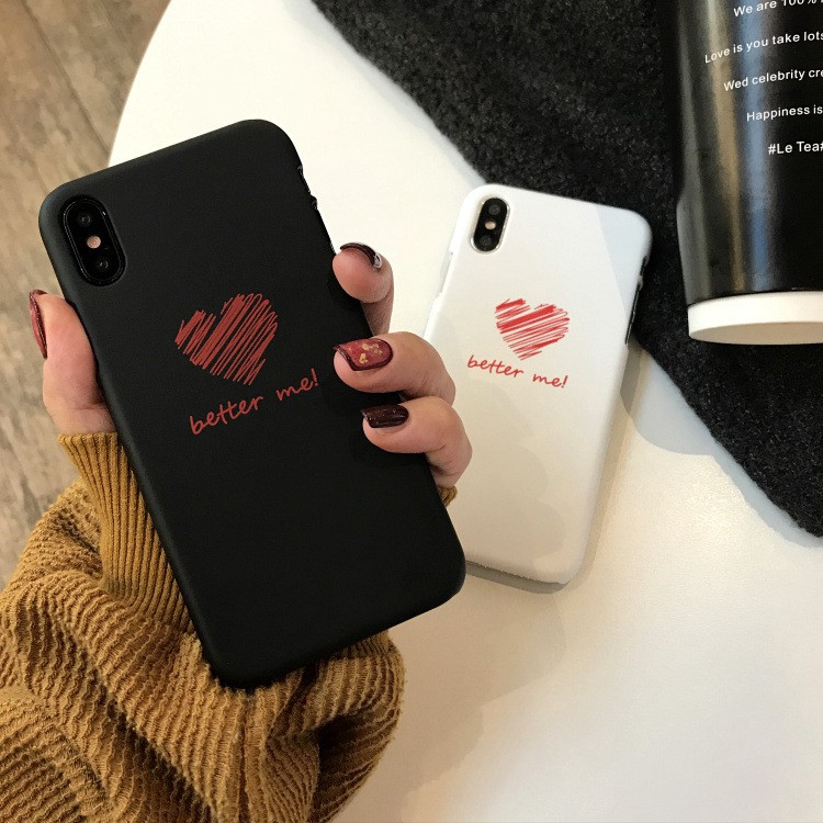 iPhone 5s SE 6 6s 7 8 Plus X Xs Max XR Phone Case Heart Better me Cover Casing | BigBuy360 - bigbuy360.vn