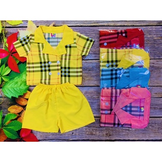 Bộ Lụa Giả Vest Bé Gái (6-14kg) (giao màu ngẫu nhiên)