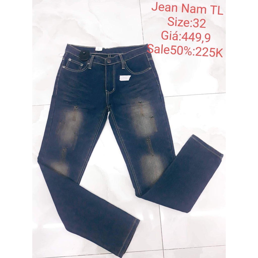 Quần jean nam Thái Lan lẻ size