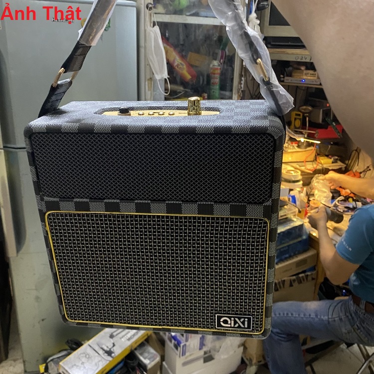 Loa Bluetooth Chính Hãng Qixi SK-2027, Âm Thanh Rất Hay, Tiếng Bass Uy Lực - Chuyên Mang Du Lịch - Lắp Mcro Hát Karaoke