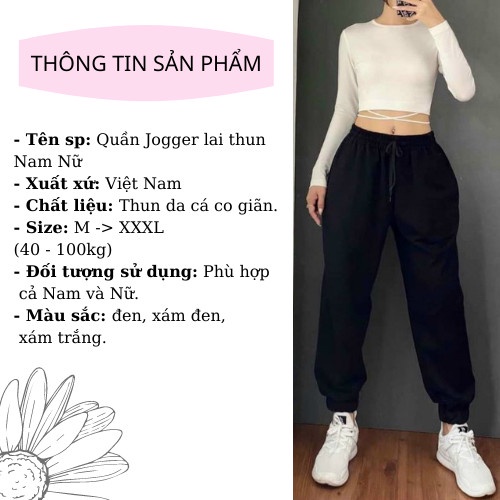 40-100kg Quần jogger ống rộng có bo simple ulzzang bigsize thời trang unisex