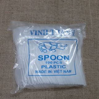 Thìa nhựa 100 cái