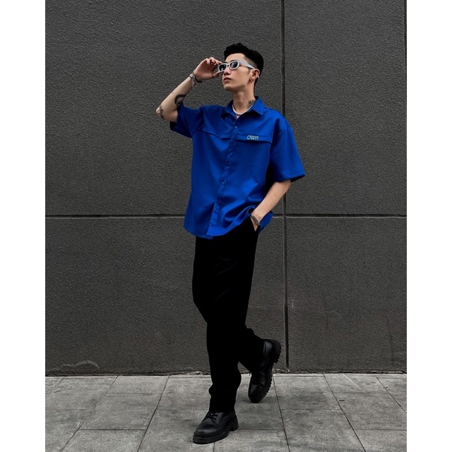 Áo sơ mi thêu OWN