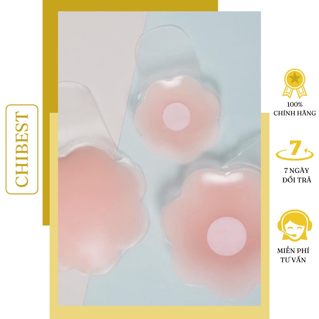Miếng silicone dán đầu ngực Đầu ti  Dán Ti silicon siêu dính ti kéo to 881 CHIBEST_CT087