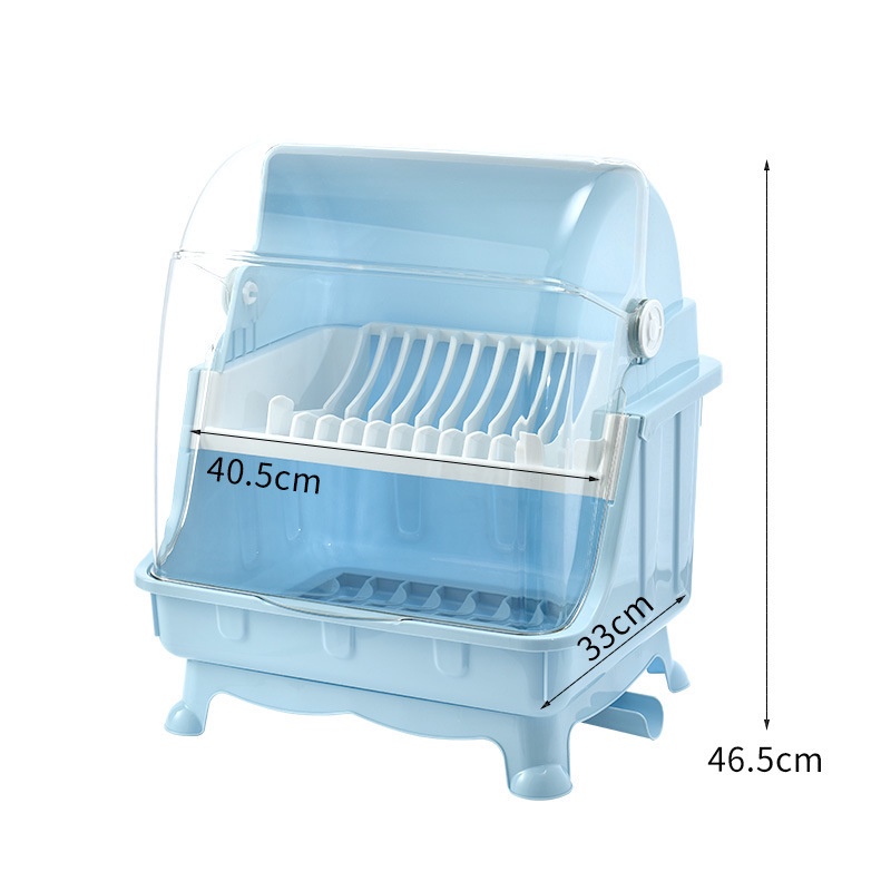 Hộp đựng bát đĩa bằng nhựa cỡ lớn tiện dụng dành cho nhà bếp đa chức năng - Nitrogen071
