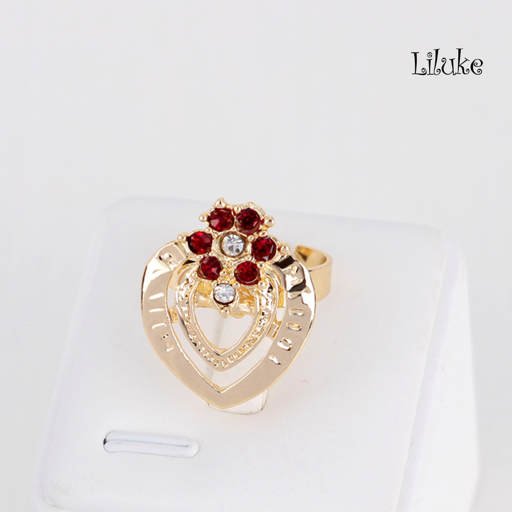 Bộ Trang Sức Hình Hoa Đính Đá Sang Trọng