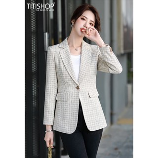 Áo vest Blazer nữ Titishop ANN266 Luxury