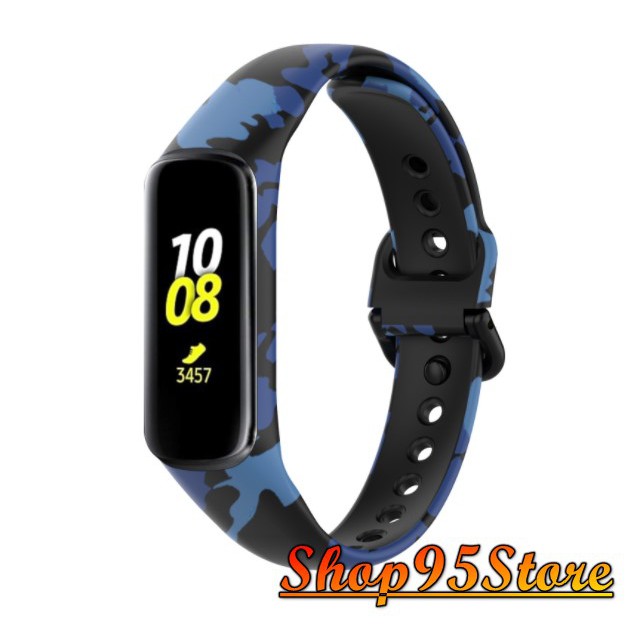 Dây đeo silicon dành cho Samsung Galaxy Fit 2 Fit2 SM-R220 họa tiết rằn ri
