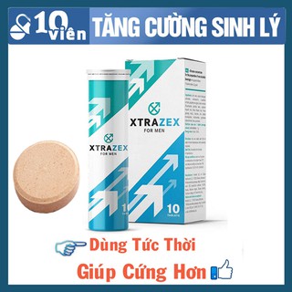 [Hộp 10 Viên Mỹ phẩm Nga] Viên sủi thảo dược XTRAZEX cho nam ông Khỏe Bà Vui
