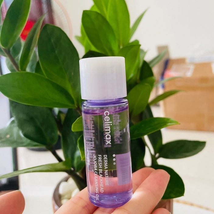 Dầu tẩy trang làm sạch mụn đầu đen CELIMAX Jojoba dung tích 150ml và 20ml