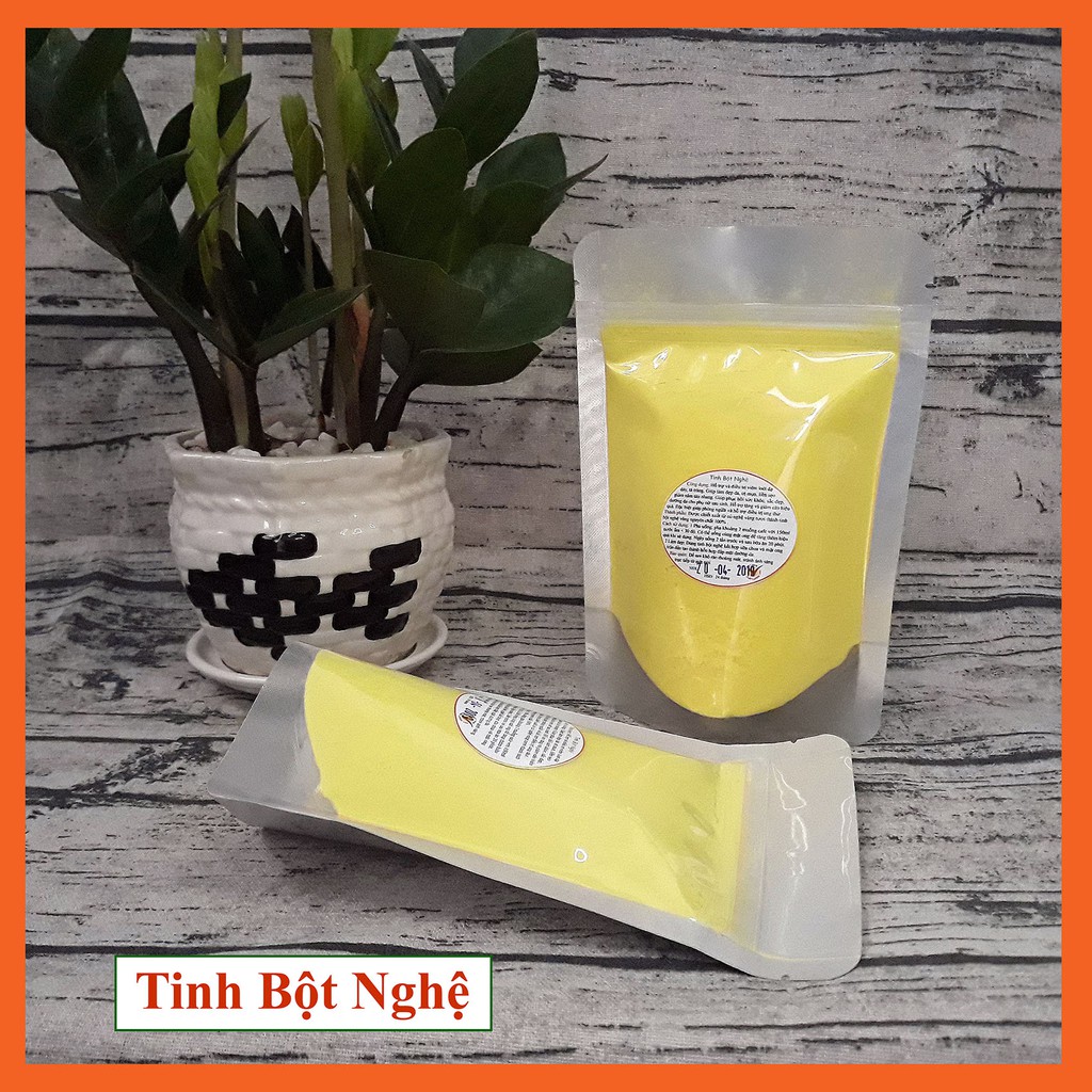 Tinh Bột Nghệ Vàng Nguyên Chất Bao Test Bịch 100g