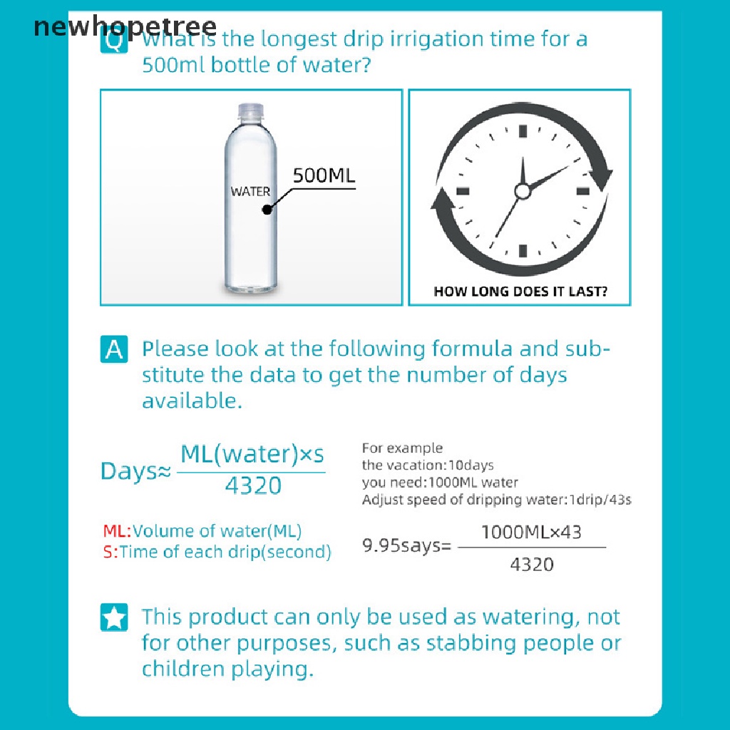 Bộ 3 Dụng Cụ Hệ Thống Tưới Nước Tự Động Cho Sân Vườn