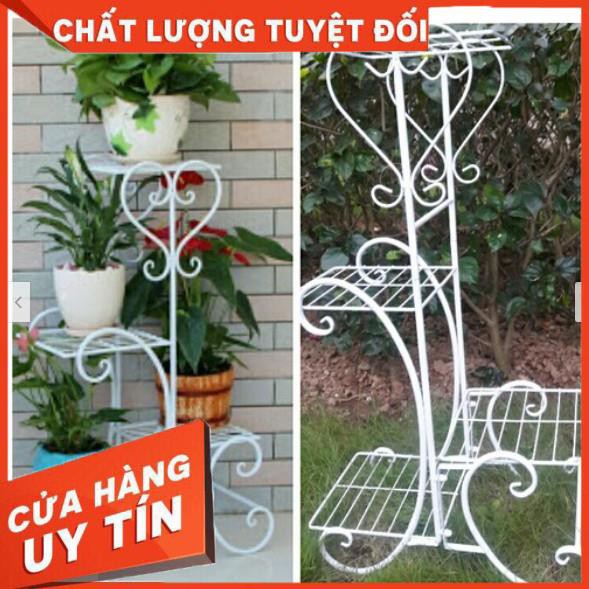 KỆ ĐỂ CHẬU HOA CÂY CẢNH 4 TẦNG