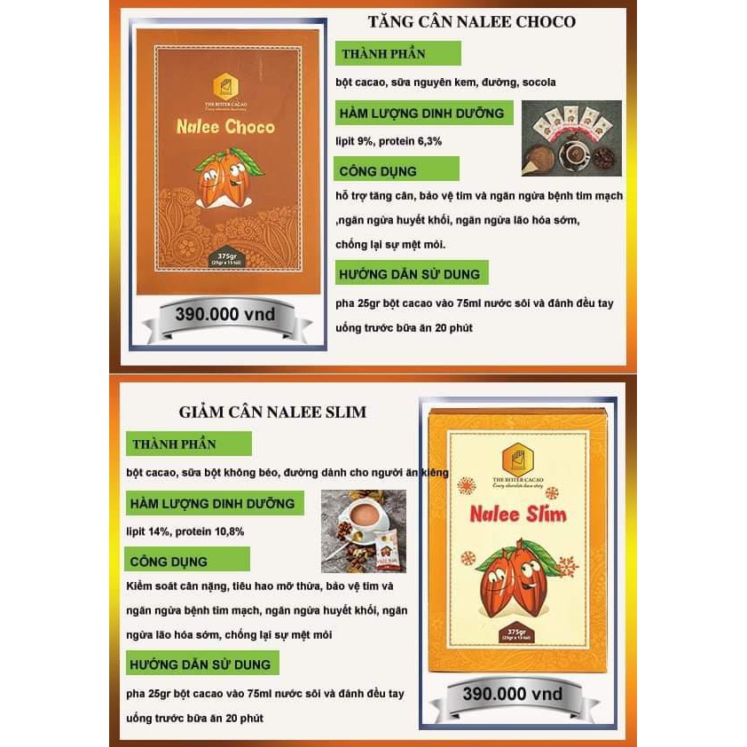 NALEE SLIM CACAO GIẢM CÂN HIỆU QUẢ | BigBuy360 - bigbuy360.vn