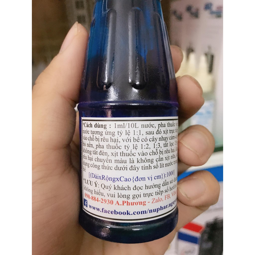 NUPHAR - Remove BBA - Diệt rêu hại hồ thủy sinh