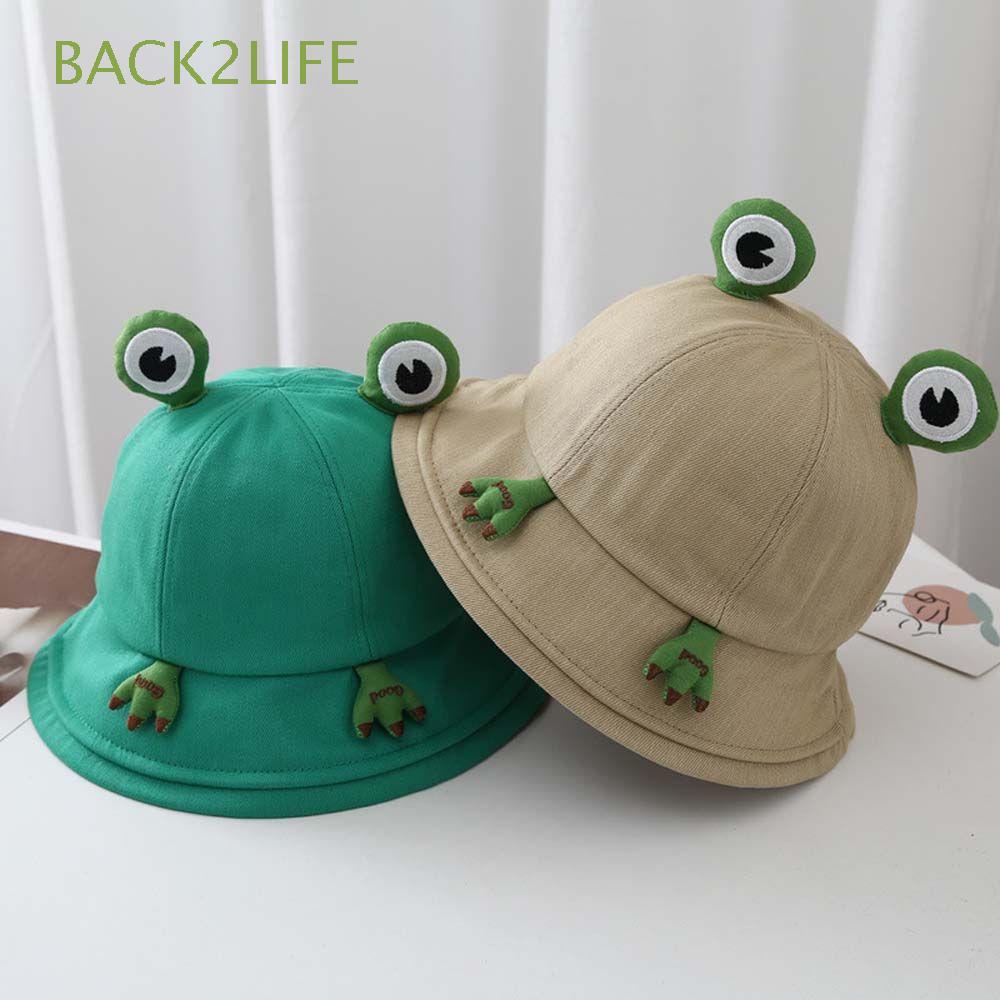 Nón Tai Bèo Vải Cotton Họa Tiết Chú Ếch Dễ Thương Phong Cách Hàn Quốc Cho Nữ 2Life