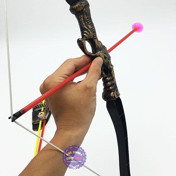 Đồ chơi cung nhựa hít tường cho bé trai