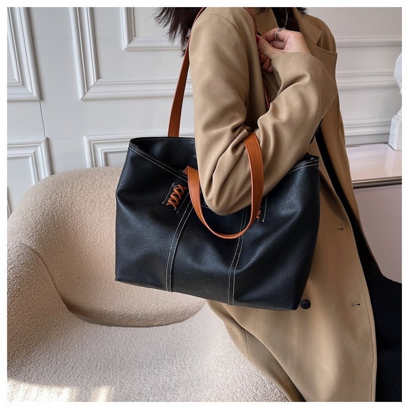 Túi Tote Đeo Vai / Xách Tay Cỡ Lớn Phong Cách retro Mới 2022 NB00443