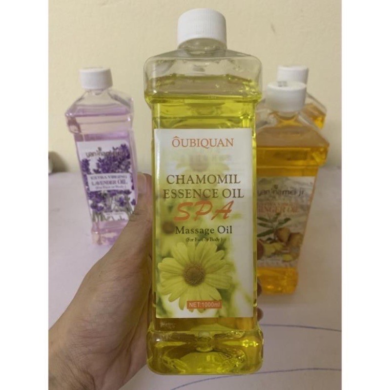 Dầu massage body gừng, hoa hồng, lavender handmade