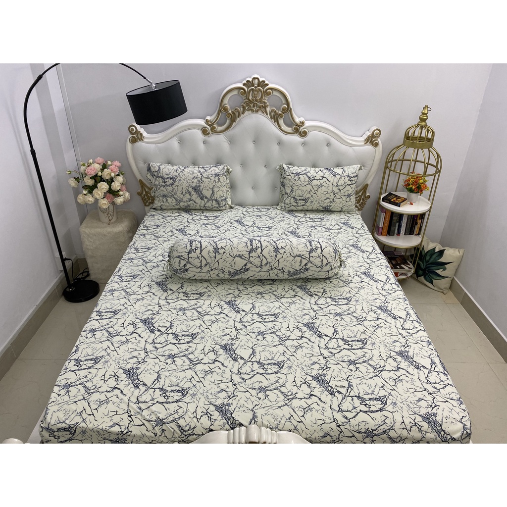 Bộ Drap Thun Hàn Quốc Mát Lạnh 1m8x2m nhiều  màu
