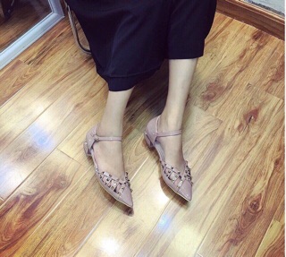 👠 GIÀY ĐINH TÁN BẢN RỌ CHẤT DA BÓNG CAO CẤP ☘️