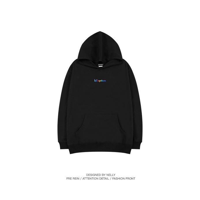 Áo Hoodie Nelly Heybig - 2 Young 2 be sad màu đen