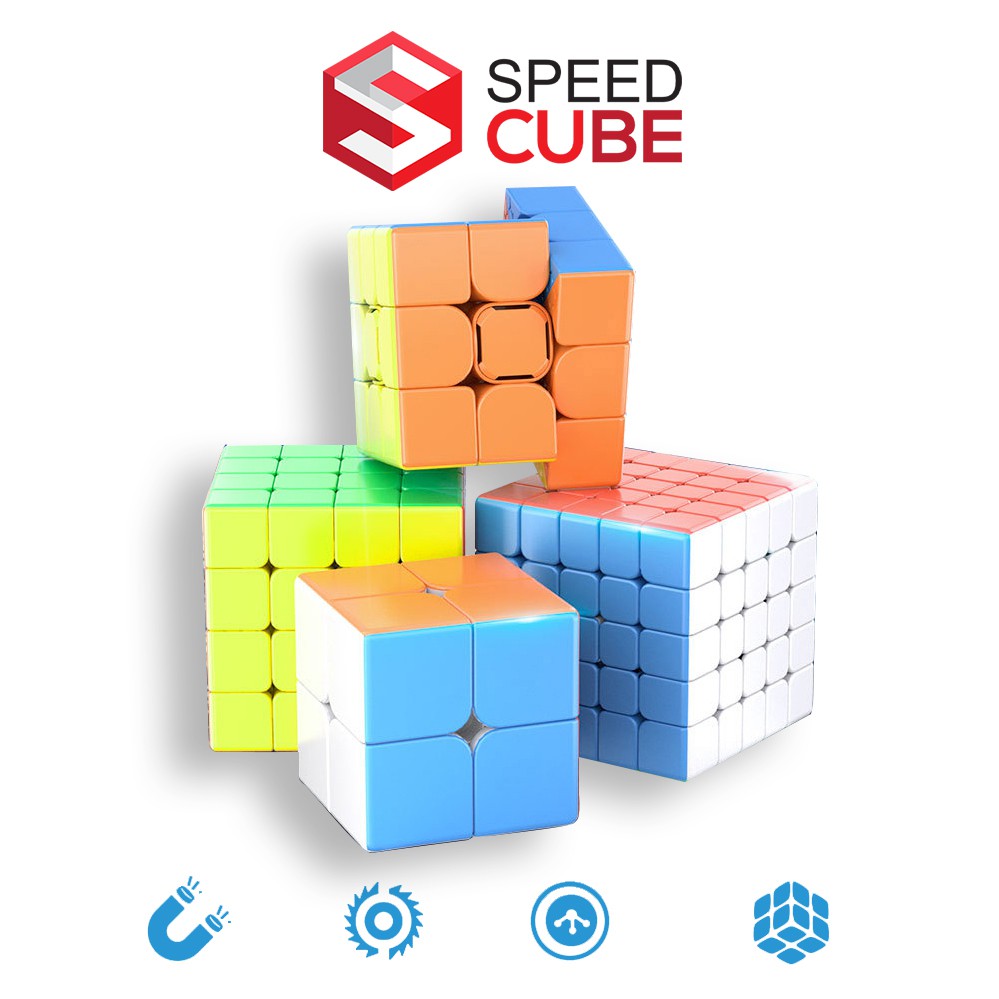 Rubik Nam Châm DIANSHENG 2x2 , 3x3 , 4x4 , 5x5 Đồ Chơi Mô Hình Cho Bé SPEED CUBE