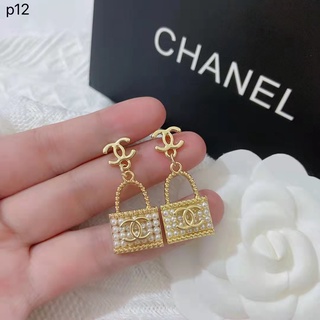 Khuyên tai kim loại hình túi xách#p12