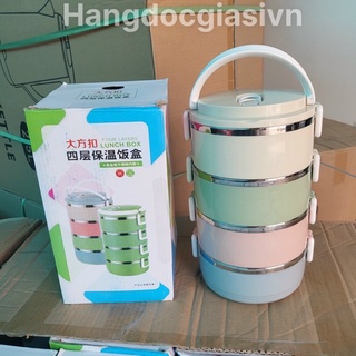 Cà men đem cơm lúa mạch 4 tầng ( ruột inox)