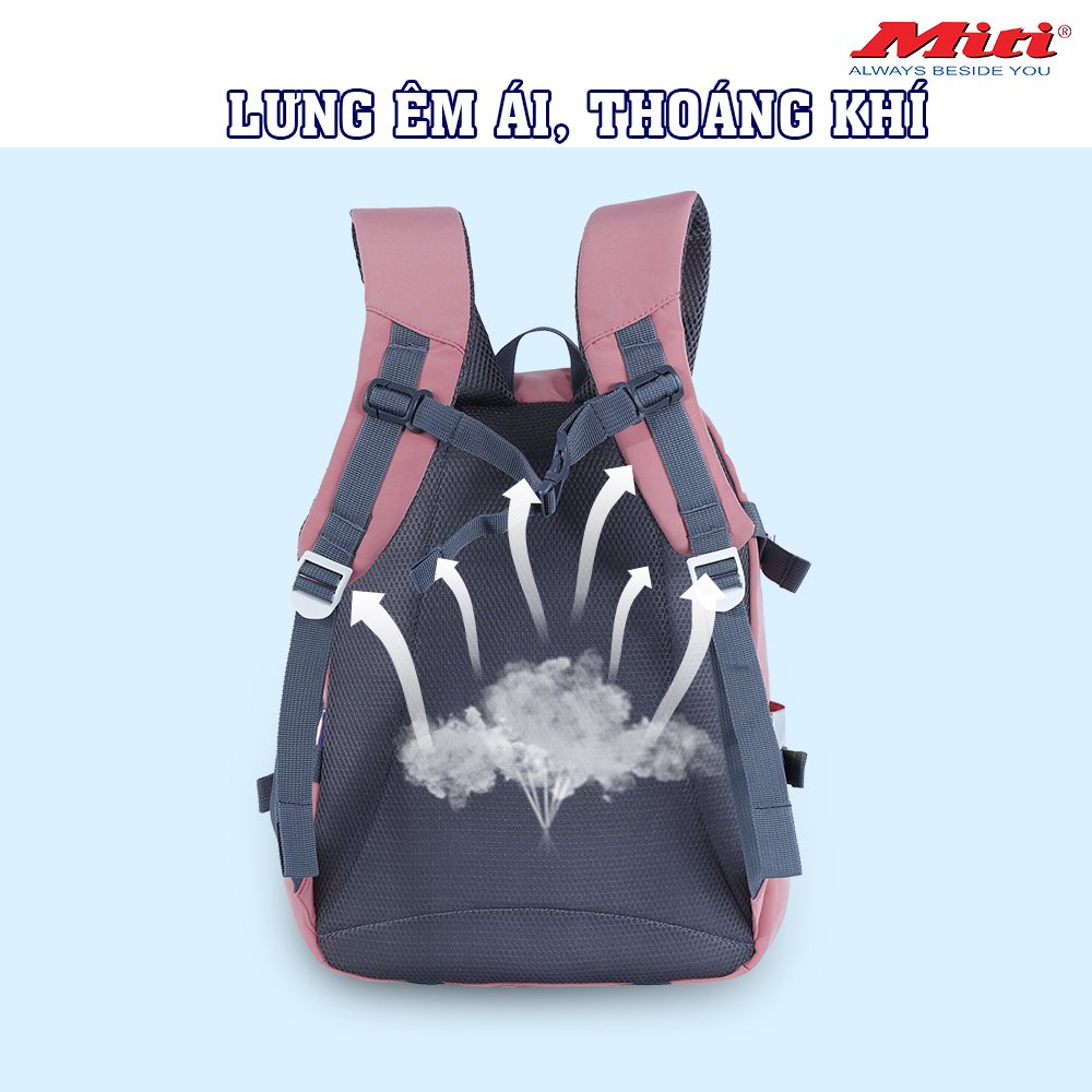 Balo Teen Nam Nữ MITI BL20001 Cá Tính Trẻ Trung