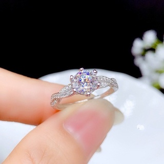 Nhẫn bạc 925 đính đá pha lê thời trang khoidaumoi