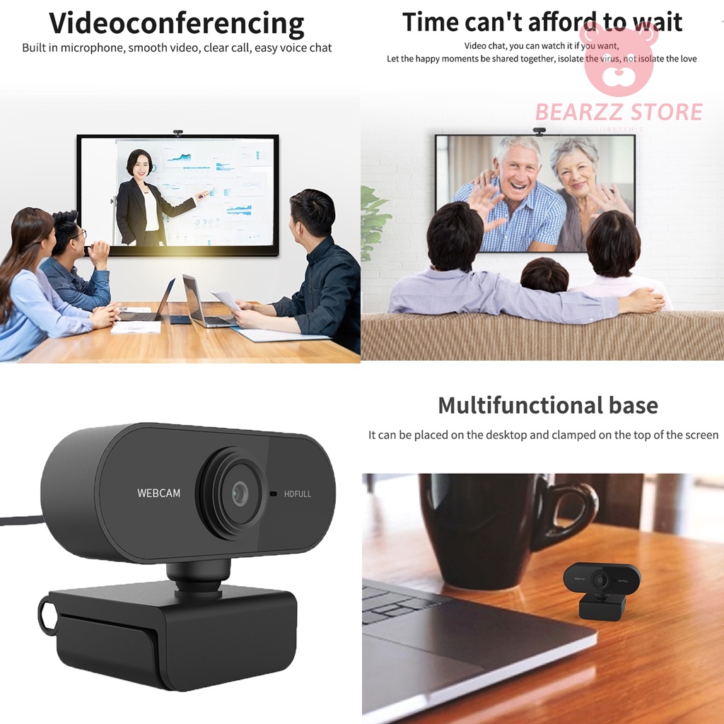  Webcam để bàn thu hình cho máy tính/TV HD 1920*1080 rõ nét chân thực | BigBuy360 - bigbuy360.vn