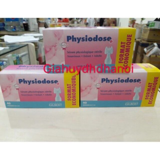 Nước muối sinh lý physiodose gilbert pháp 40 ống 5ml